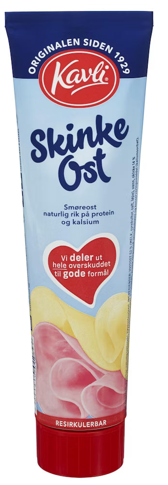 Norwegian tubed cheese (Tubeost)