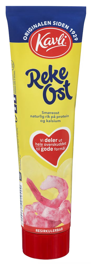 Norwegian tubed cheese (Tubeost)